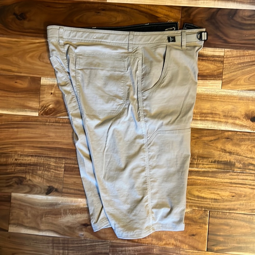 Prana shorts. Size medium. Tan in color.